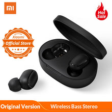 Load image into Gallery viewer, Xiaomi Redmi AirDots In Ear Bluetooth 5.0 Charging Earphone Wireless Bass Stereo Earphones With Mic Handsfree Earbuds AI Control