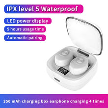 Load image into Gallery viewer, Bluetooth Earphone Wireless headphone Sport Earpiece Mini Headset Stereo Sound  In Ear IPX5 Waterproof tws 5.0   power display