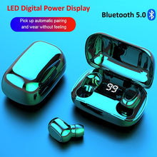Load image into Gallery viewer, Bluetooth Earphone Wireless Earbuds LED Display 5.0 TWS Headsets Dual Earbuds Bass Sound for Huawei Xiaomi Iphone Samsung Phone