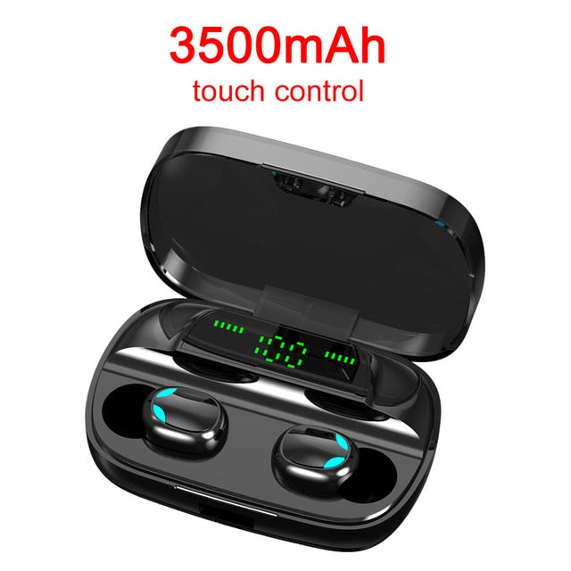 S11 Bluetooth 5.0 Wireless Earphone TWS Headphones Touch Control Earbuds 9D Gaming Headset 3500mAh Power Bank For Phone PK G20