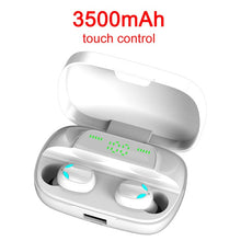 将图片加载到图库查看器，S11 Bluetooth 5.0 Wireless Earphone TWS Headphones Touch Control Earbuds 9D Gaming Headset 3500mAh Power Bank For Phone PK G20
