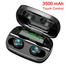 将图片加载到图库查看器，S11 Bluetooth 5.0 Wireless Earphone TWS Headphones Touch Control Earbuds 9D Gaming Headset 3500mAh Power Bank For Phone PK G20
