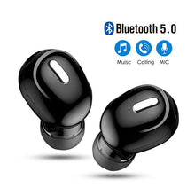 Charger l&#39;image dans la galerie, Mini In-Ear 5.0 Bluetooth Earphone HiFi Wireless Headset With Mic Sports Earbuds Handsfree Stereo Sound Earphones for all phones
