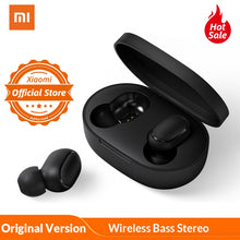 将图片加载到图库查看器，Xiaomi Redmi AirDots In Ear Bluetooth 5.0 Charging Earphone Wireless Bass Stereo Earphones With Mic Handsfree Earbuds AI Control
