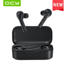 Загрузить изображение в средство просмотра галереи, QCY T5 Wireless Bluetooth Headphones V5.0 Touch Control Earphones Stereo HD talking with 380mAh battery-
