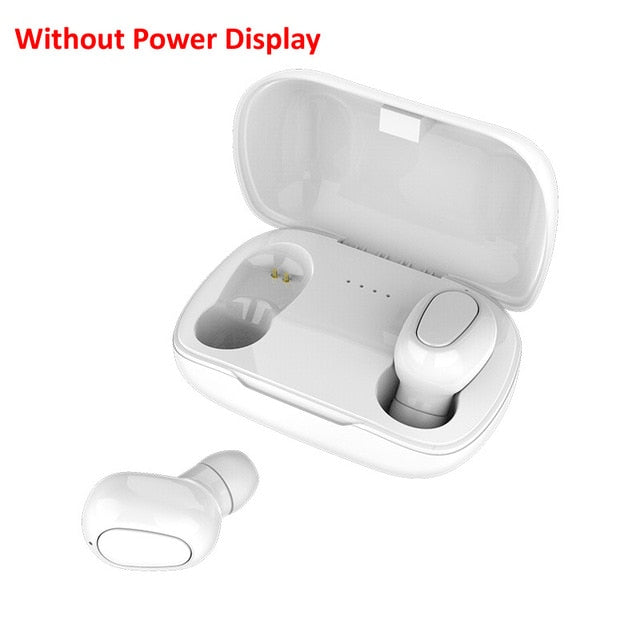 Bluetooth Earphone Wireless Earbuds LED Display 5.0 TWS Headsets Dual Earbuds Bass Sound for Huawei Xiaomi Iphone Samsung Phone
